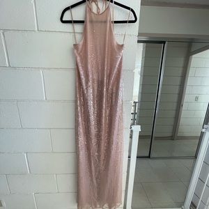 NWT Zara Maxi Sequinned Maxi Dress size Small